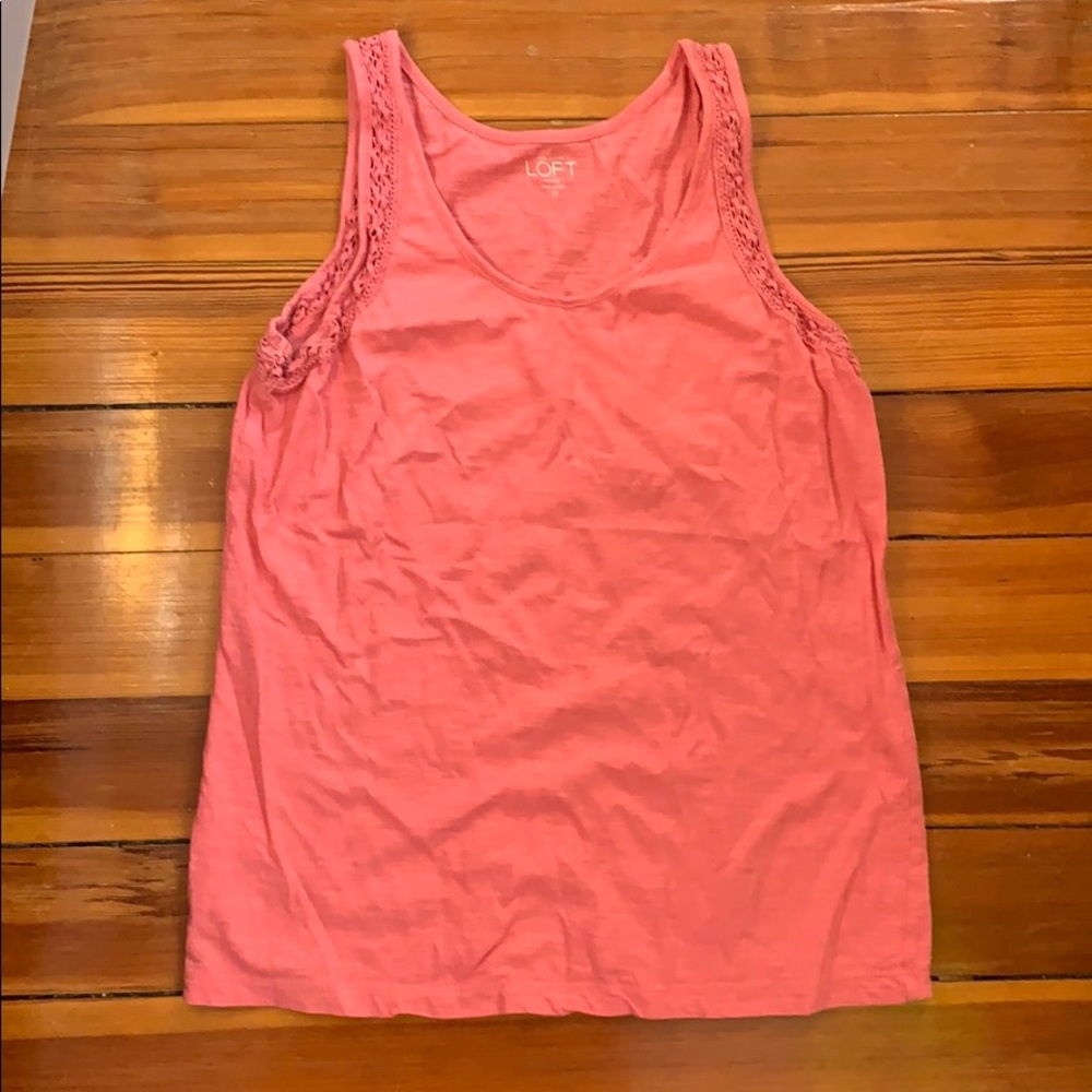 Pink crocheted tank